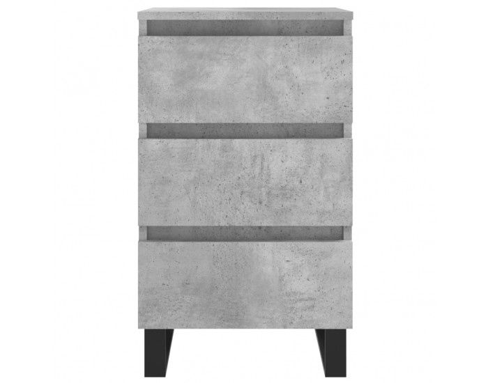 Sonata H Нощни шкафчета 2 бр бетонно сив 40x35x69 см инженерна дървесина
