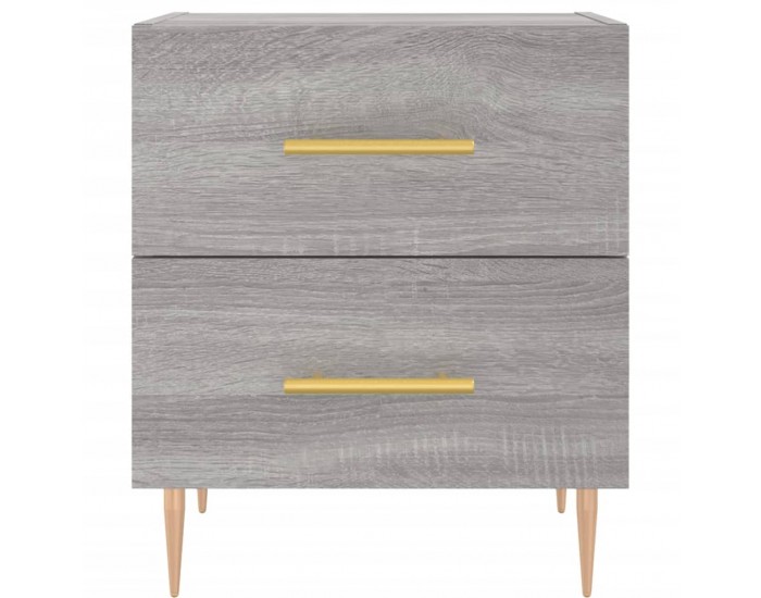Sonata H Нощни шкафчета 2 бр сив сонома 40x35x47,5 см инженерно дърво