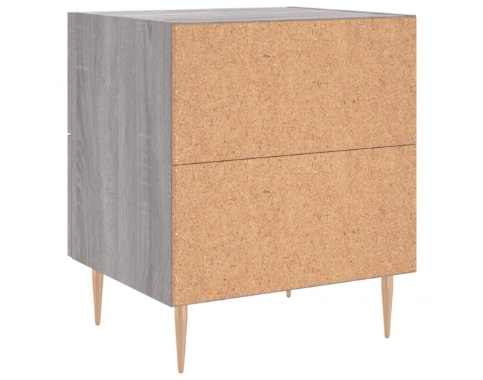 Sonata H Нощни шкафчета 2 бр сив сонома 40x35x47,5 см инженерно дърво