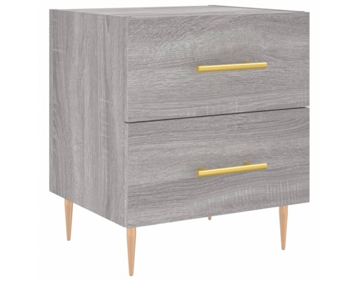 Sonata H Нощни шкафчета 2 бр сив сонома 40x35x47,5 см инженерно дърво