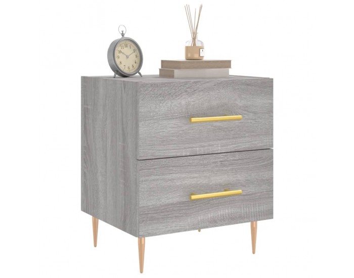 Sonata H Нощни шкафчета 2 бр сив сонома 40x35x47,5 см инженерно дърво