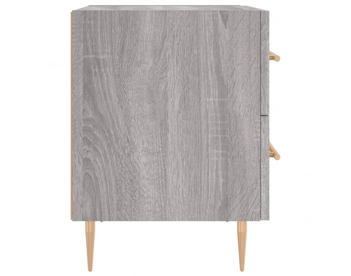Sonata H Нощни шкафчета 2 бр сив сонома 40x35x47,5 см инженерно дърво