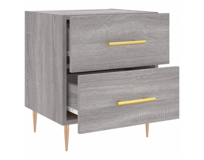 Sonata H Нощни шкафчета 2 бр сив сонома 40x35x47,5 см инженерно дърво
