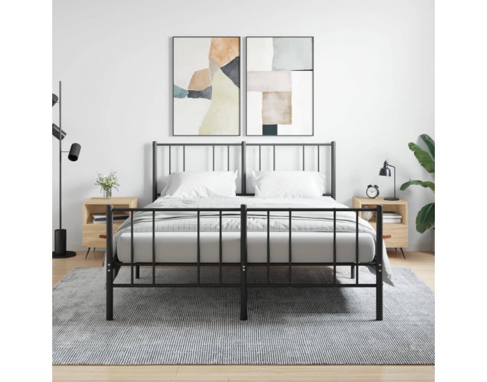 Sonata H Нощни шкафчета 2 бр дъб сонома 40x35x47,5 см инженерно дърво