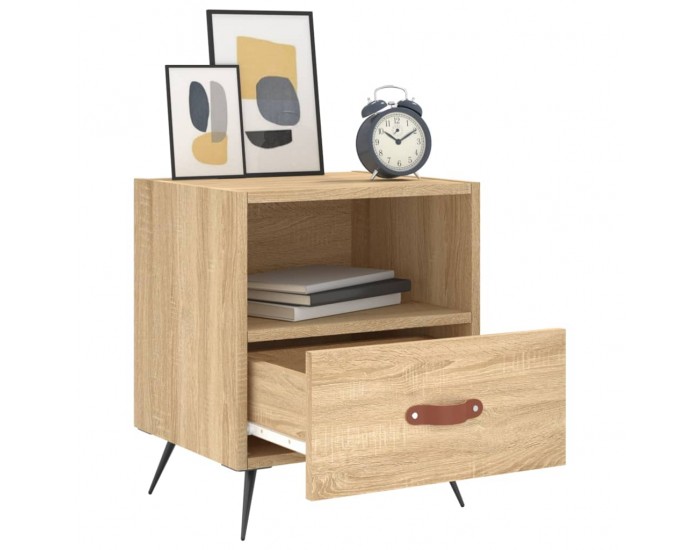 Sonata H Нощни шкафчета 2 бр дъб сонома 40x35x47,5 см инженерно дърво