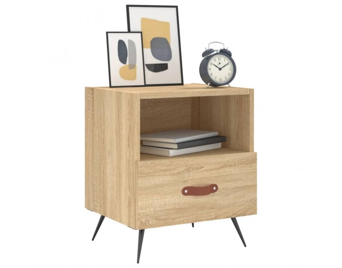 Sonata H Нощни шкафчета 2 бр дъб сонома 40x35x47,5 см инженерно дърво