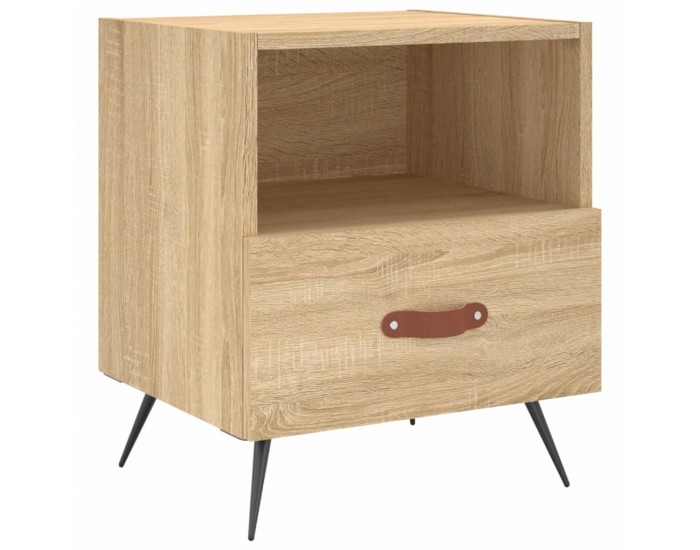 Sonata H Нощни шкафчета 2 бр дъб сонома 40x35x47,5 см инженерно дърво