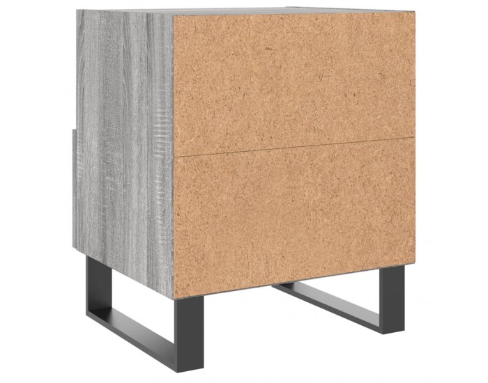 Sonata H Нощни шкафчета 2 бр сив сонома 40x35x47,5 см инженерно дърво