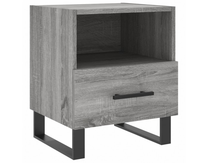 Sonata H Нощни шкафчета 2 бр сив сонома 40x35x47,5 см инженерно дърво