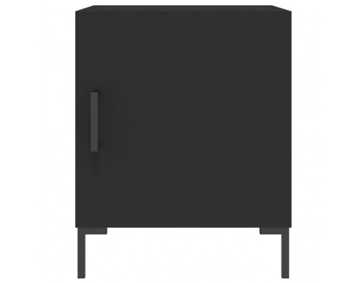 Sonata H Нощни шкафчета 2 бр черни 40x40x50 см инженерно дърво