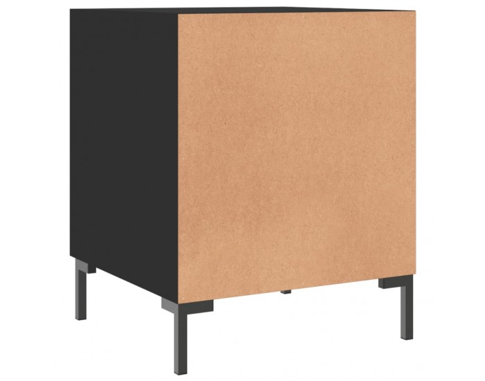 Sonata H Нощни шкафчета 2 бр черни 40x40x50 см инженерно дърво