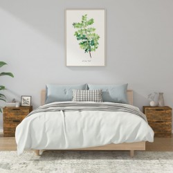 Sonata H Нощни шкафчета, 2 бр, Опушен дъб, инженерно дърво - Нощни шкафчета