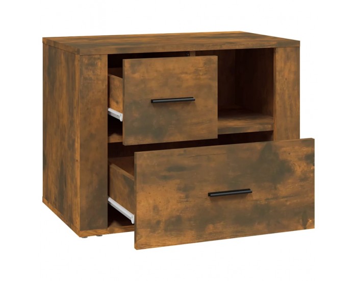 Sonata H Нощно шкафче, опушен дъб, инженерно дърво 60x36x45 см