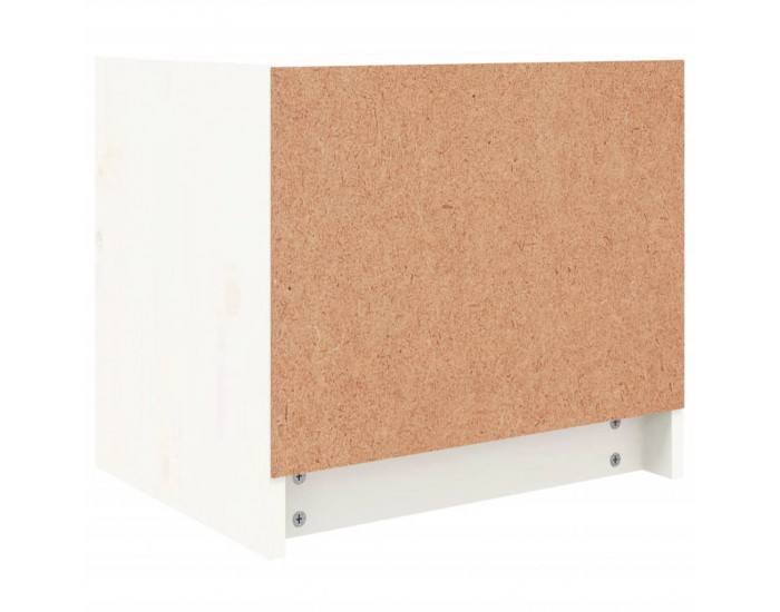 Sonata H Нощно шкафче, бяло, 40x31x35,5 см, борово дърво масив