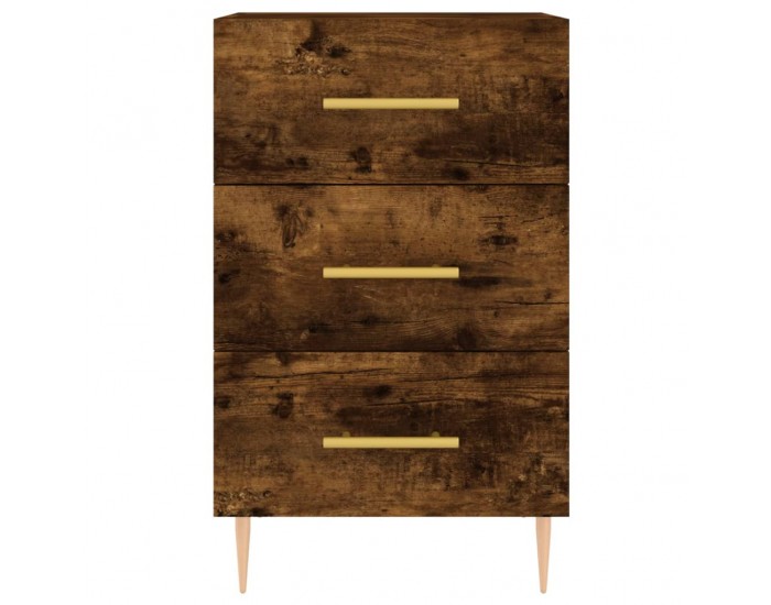 Sonata H Нощно шкафче, опушен дъб, 40x40x66 см, инженерно дърво