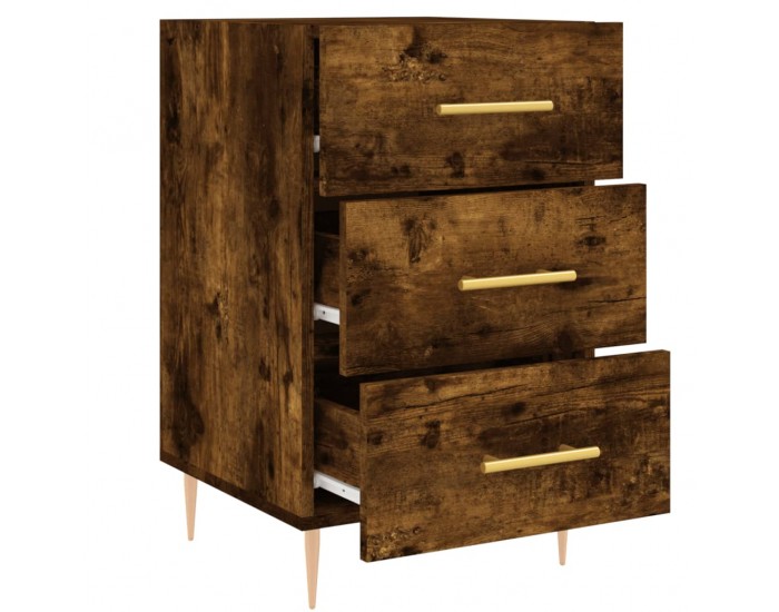 Sonata H Нощно шкафче, опушен дъб, 40x40x66 см, инженерно дърво