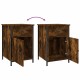 Sonata H Нощни шкафчета 2 бр опушен дъб 40x42x60 см инженерно дърво
