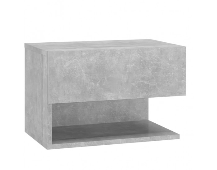 Sonata H Нощно шкафче за стенен монтаж, бетонно сиво