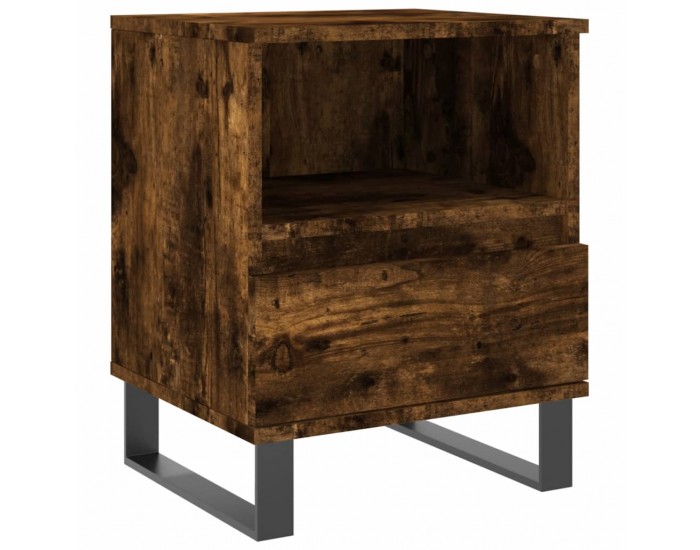Sonata H Нощно шкафче опушен дъб 40x35x50 см инженерно дърво