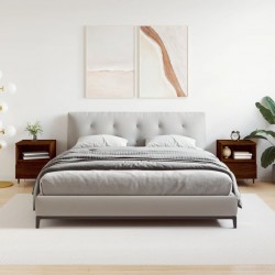 Sonata H Нощни шкафчета 2 бр кафяв дъб 40x35x50 см инженерно дърво - Нощни шкафчета