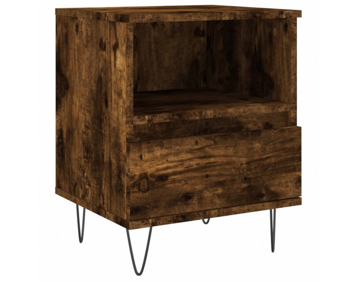 Sonata H Нощни шкафчета, 2 бр, опушен дъб, 40x35x50 см, инженерно дърво