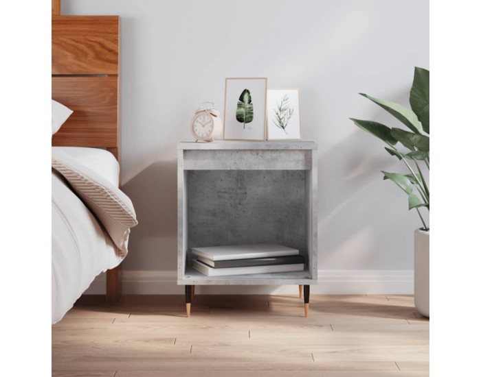 Sonata H Нощно шкафче бетонно сиво 40x35x50 см инженерно дърво