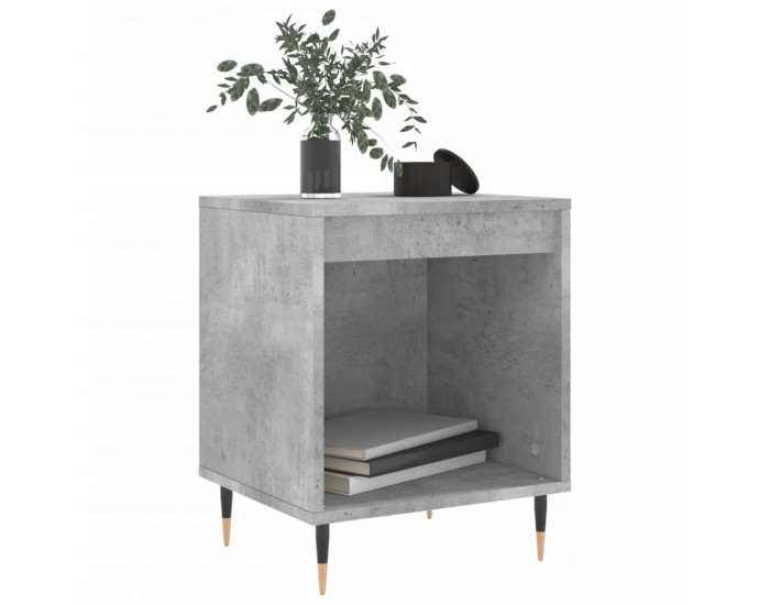Sonata H Нощно шкафче бетонно сиво 40x35x50 см инженерно дърво