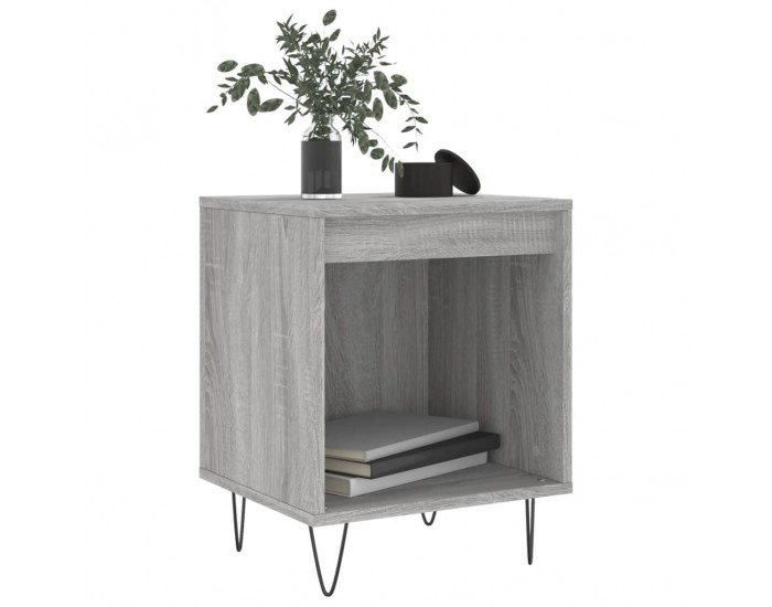 Sonata H Нощни шкафчета 2 бр сив сонома 40x35x50 см инженерно дърво