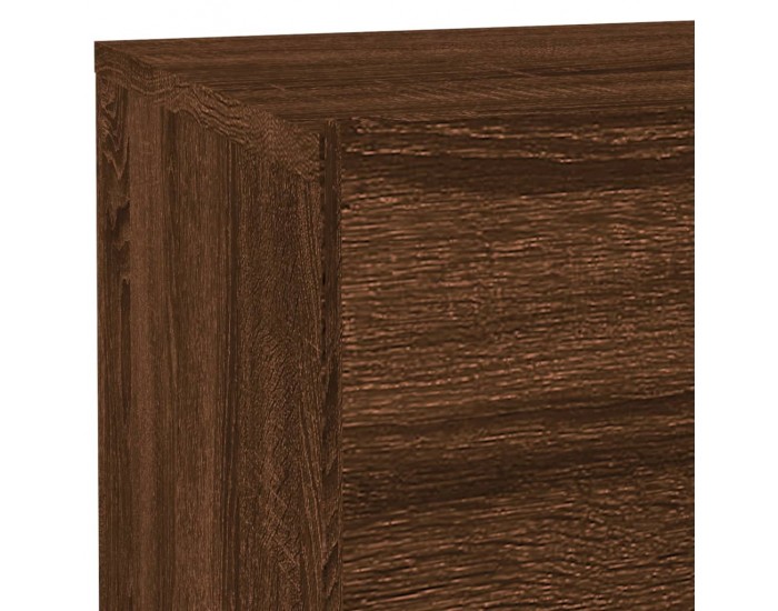 Sonata H Нощно шкафче с LED осветление, кафяв дъб, 70x36x40,5 см