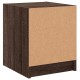 Sonata H Нощно шкафче със стъклена врата кафяв дъб 35x37x42 см