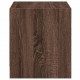 Sonata H Нощно шкафче със стъклена врата кафяв дъб 35x37x42 см