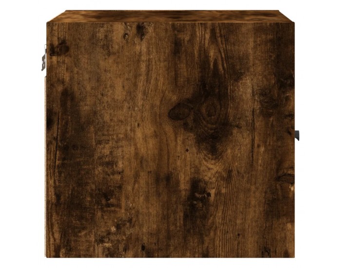 Sonata H Нощно шкафче със стъклена врата опушен дъб 35x37x35 см