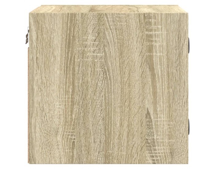 Sonata H Нощно шкафче със стъклена врата дъб сонома 35x37x35 см