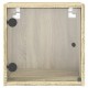 Sonata H Нощно шкафче със стъклена врата дъб сонома 35x37x35 см