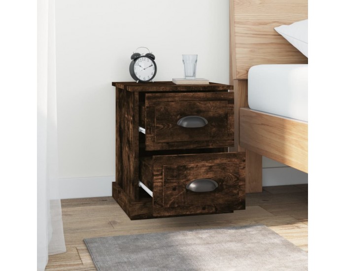 Sonata H Нощно шкафче, опушен дъб, 39x39x47,5 см, инженерно дърво