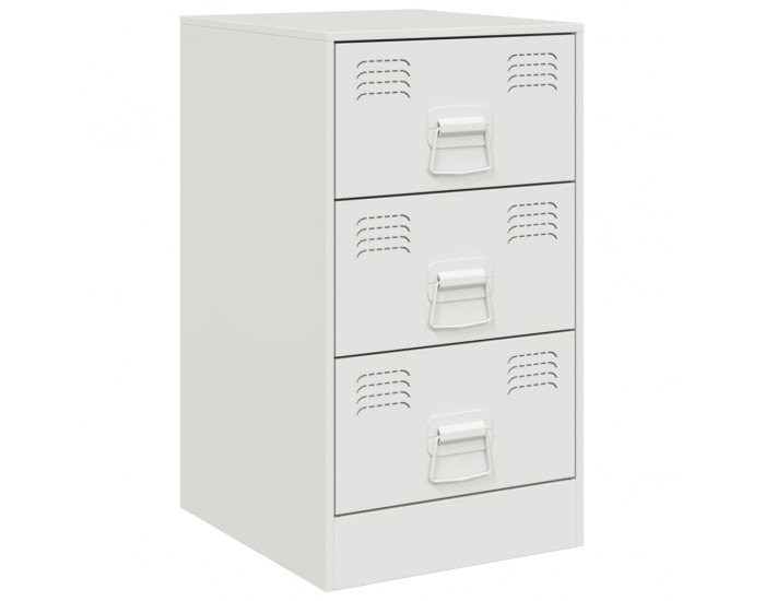 Sonata H Нощно шкафче, бяло, 34,5x39x62 см, стомана