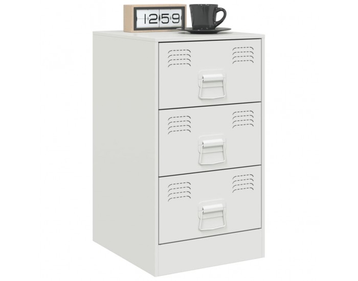 Sonata H Нощно шкафче, бяло, 34,5x39x62 см, стомана