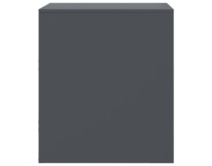 Sonata H Нощно шкафче, антрацит, 34,5x39х44 см, стомана