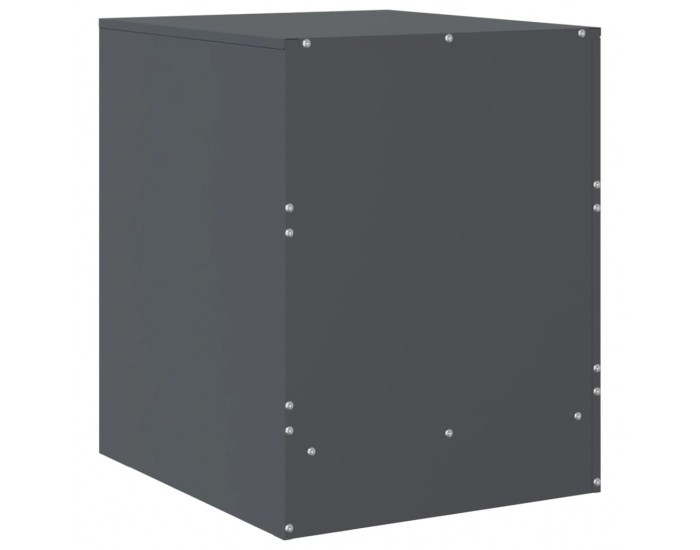 Sonata H Нощно шкафче, антрацит, 34,5x39х44 см, стомана