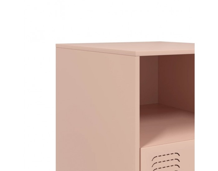 Sonata H Нощно шкафче, розово, 34,5x39x44 см, стомана