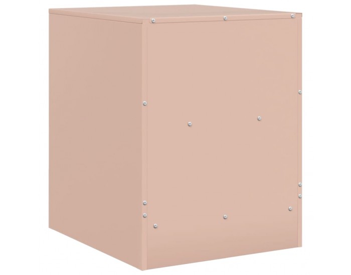 Sonata H Нощно шкафче, розово, 34,5x39x44 см, стомана