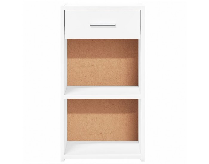 Sonata H Нощни шкафчета, 2 бр, бели, 35x34x65 см, инженерно дърво