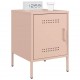 Sonata H Нощни шкафчета, 2 бр, розови, 36x39x50,5 см, стомана