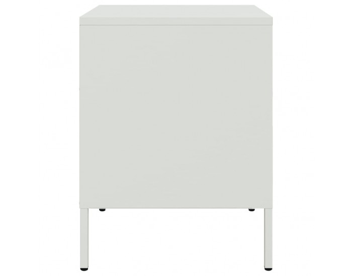 Sonata H Нощно шкафче, бяло, 36x39x50,5 см, стомана