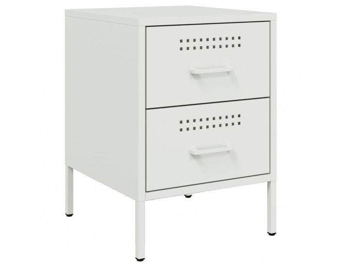 Sonata H Нощно шкафче, бяло, 36x39x50,5 см, стомана