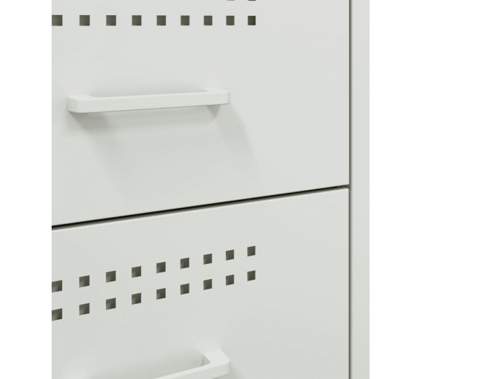 Sonata H Нощно шкафче, бяло, 36x39x50,5 см, стомана