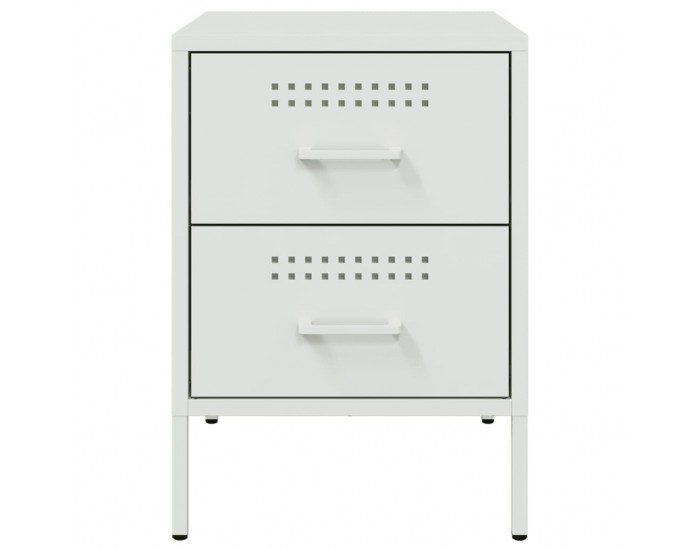 Sonata H Нощно шкафче, бяло, 36x39x50,5 см, стомана