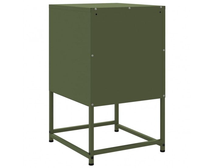 Sonata H Нощно шкафче, маслиненозелено, 36x39x60,5 см, стомана