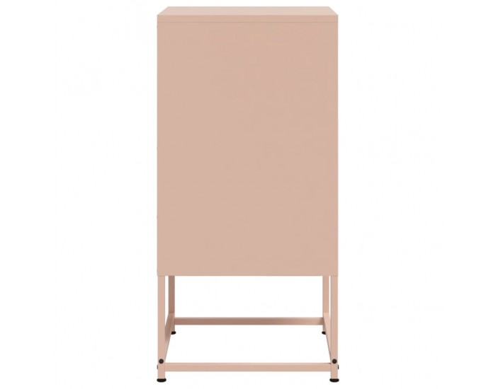 Sonata H Нощно шкафче, розово, 36x39x78 см, стомана