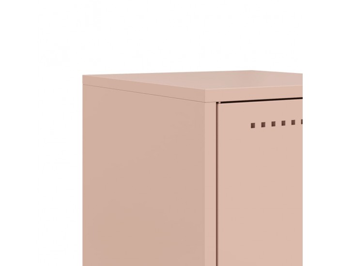 Sonata H Нощно шкафче, розово, 36x39x78 см, стомана